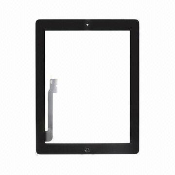 Touch Screen Digitizer Panels Assembly for iPad3 with Adhesive Sticker Home Button Keyboard Flex