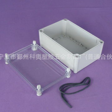 Weatherproof electrical box outdoor junction box waterproof enclosure box for electronic IP65 PWE412 with size 280*190*130mm