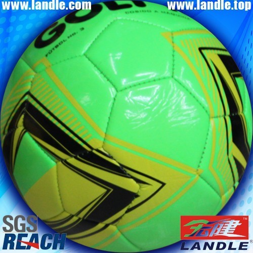 machine or hand stitched soft leather soccer ball