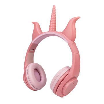 Auriculares coloridos para niños con luces LED