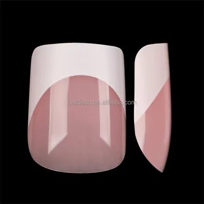 NADECO Super Strong Press-on Nails French Tip Artificial Nails DIY Easy for Beginners