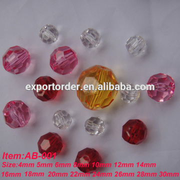 clear cut acrylicbeads