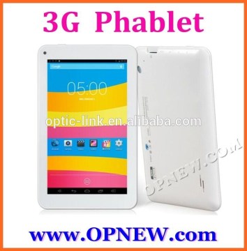 7 inch MTK6282 QuadCore 3G phone call tablet pc dual sim 850/2100 HD Screen Bluetooth Wifi