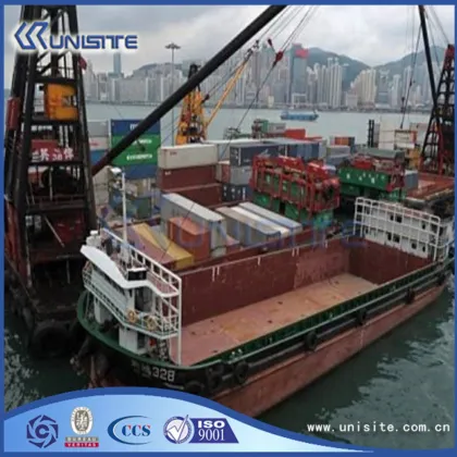 high quality customized pontoon barge, propeller barge for sale(USA3-016)