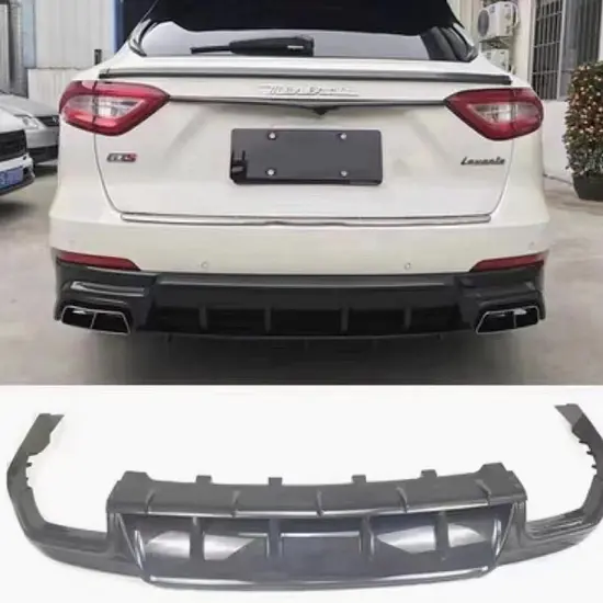2016-2019 Maserati Levante Dry Carbon Fiber M-Style Rear Diffuser Body Kit