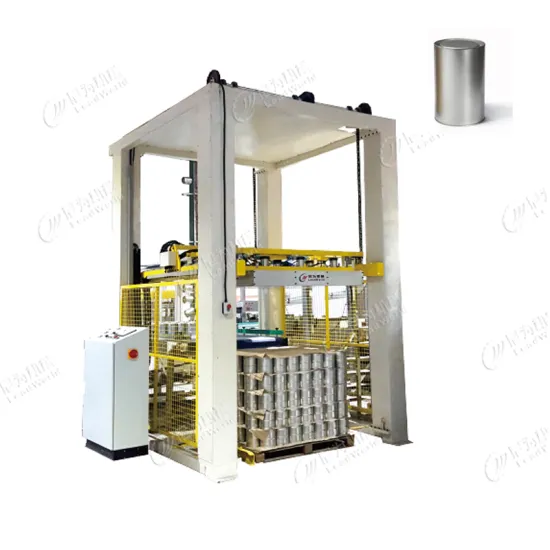 Fully Automatic 10000CPH Can Loading Unloading De-Palletizing Palletizing Packing Line