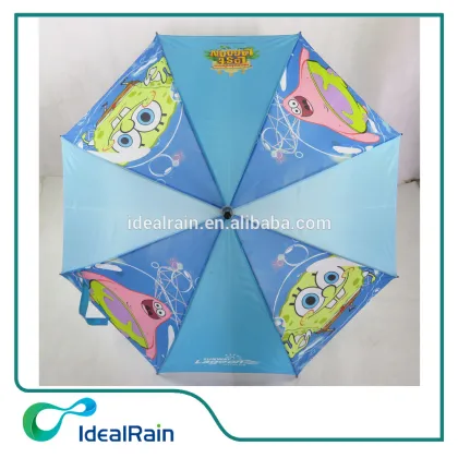 pretty umbrella print with cute spongeBob and Patrick Star