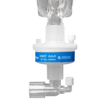 Disposable medical HME filter for anesthesia equipment