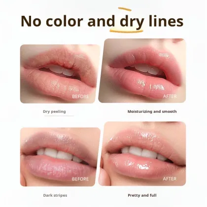 HUNMUI Coffee Light Lines Lip Balm: Nourishing Hydrating Moisturizing Lip Essence with Fade Lip Lines Effect