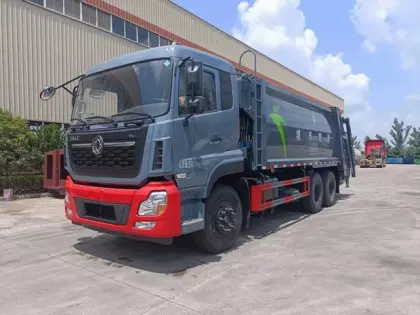 Heavy duty rear loader refuse collection trucks