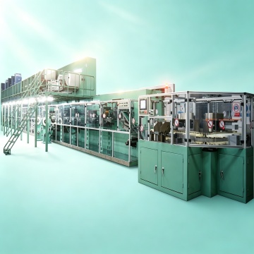 Economic Full Servo Sanitary Napkin Production Line for SMEs