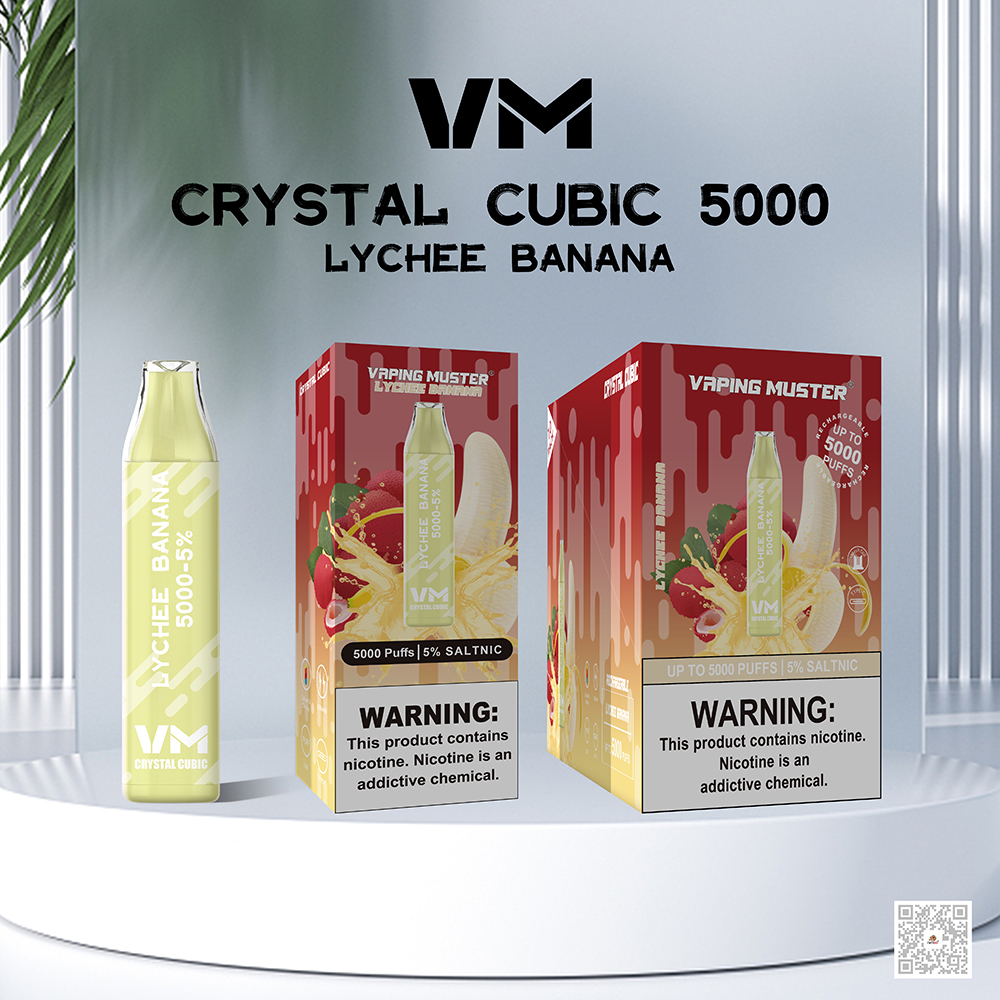 Crystal Cubic E-Cigarette 5000 Puffs