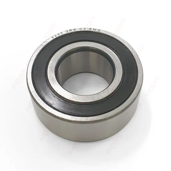 5205 2RS C3 EMQ Double Row Angular Contact Ball Bearing 25x52x20.6 mm Chrome Steel HXHV