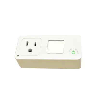 Adjustable LED Night Light with Light Sensor Power Metering Smart Plug