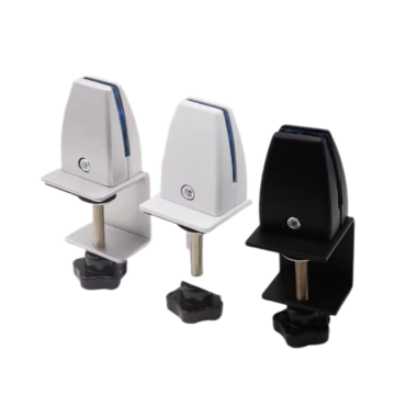 Non-Drilling Aluminum Alloy Acrylic Glass Desk Partition Clip