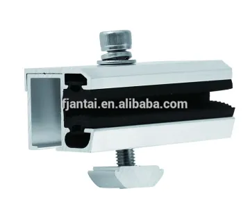 Framless Panel Clamp for Solar PV Mount, Thin Film Clamp for Solar Mounting