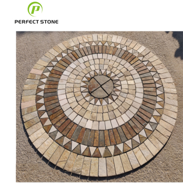 Natural Slate Stone Paver and Rusty Yellow Tile Suppliers