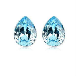 fashion girls crystal stud earrings