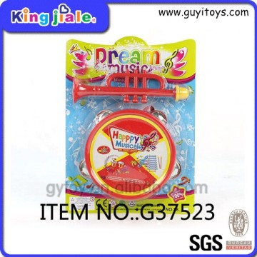 Top quality oem small plastic toy cheap handmade tambourine