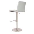 Newest High Quality Barstool Gold Breakfast Bar Stool,High Back Bar Top Chair With Pu Leather Seat Round Base