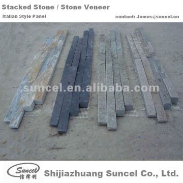 Italian Stacked Stone for Interior Wall Cladding