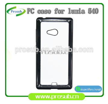 Sublimation heat transfer plastic material anti-knock blank cell phone case cover skin for SFP-Nokia Microsoft lumia 540