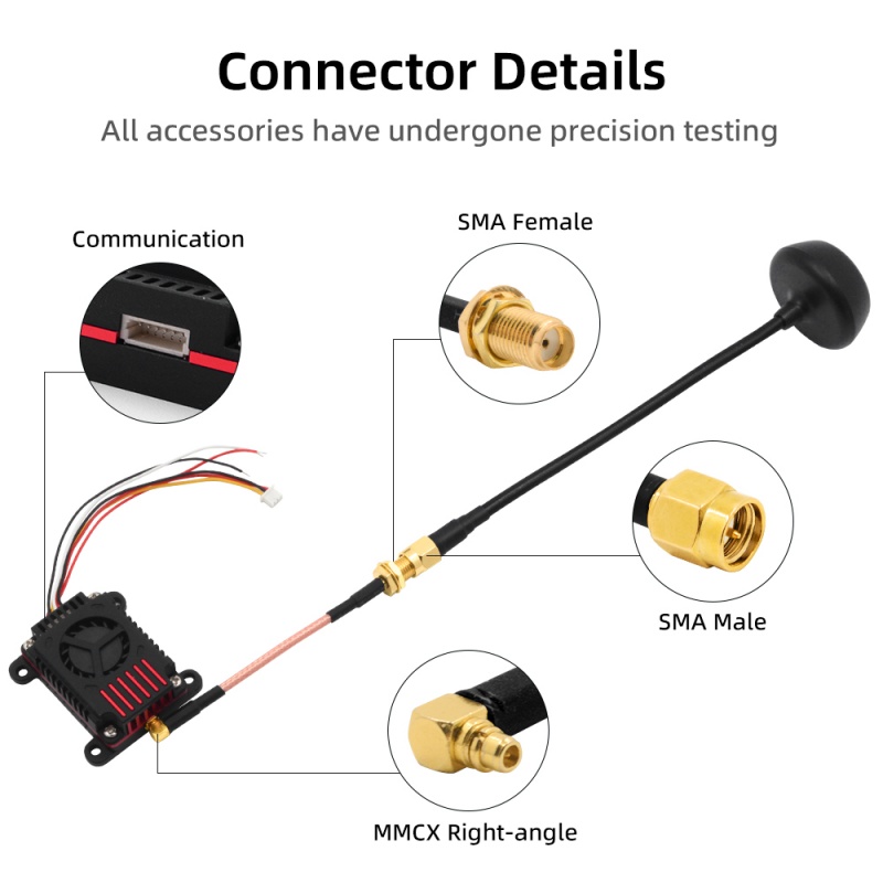 5.8G 3W VTX Long Range Video Transmitter 8