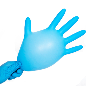 medical examination blue household 9inch nitrile gloves