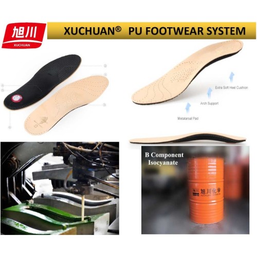 Polyol and Isocyanate for mid-sole insole