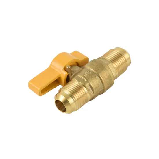 NSF Free Lead Brass Gas Ball Valve for USA Market Mxm