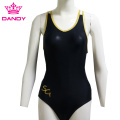 စျေးပေါအနက်ရောင်လက်ပြတ် leotards