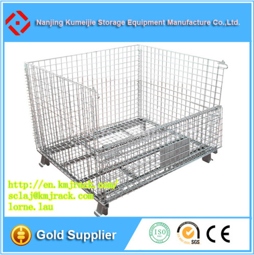 Warehouse Storage Stackable Metal Cage, High Quality Warehouse Storage ...