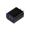 Chargeur de téléphone USB 12W Adaptateur mural USB noir