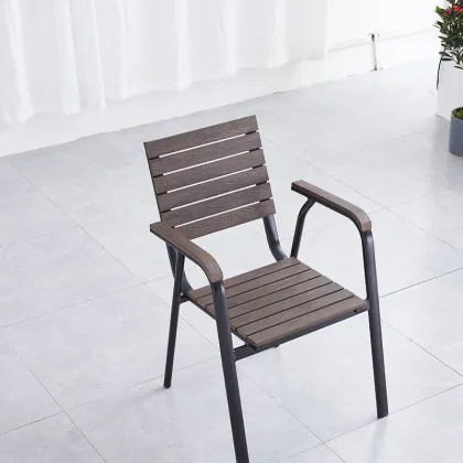 Sleek Aluminum Outdoor Armchair
