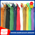 Invisible zipper with nylon fabric edge zipper