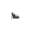 cadeira de lounge confortável cadeira de couro moderna