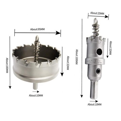 HSS Titanium Hole saw Cutter for Metal wood