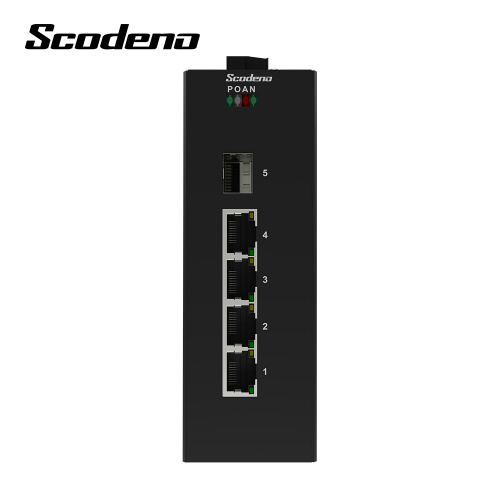 5-Port Industrial Gigabit IEEE 802.3bt PoE++ Unmanaged Ethernet Switch