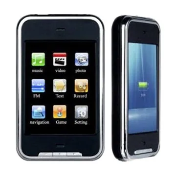 Touchscreen MP4 Players with 1.3-megapixel Camera, Slim Body and 1 to 16GB Flash Memory Capacity