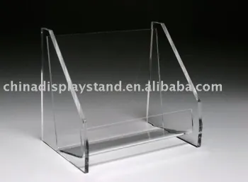 Acrylic CD/DVD holder/display/stand