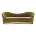 Velvet tela sectional living room luxury sofa