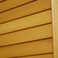 White wooden paulownia shutters