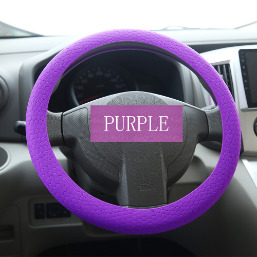 Non slip cool rubber car steering wheel cover