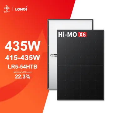 High Efficiency Longi Solar Panels: 415W, 420W, 425W, 430W, 435W Photovoltaic Modules and Hi-Mo X6 LR5-54HTB Solar Panels