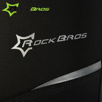 ROCKBROS Autumn Winter Windproof Thermal Cycling Pants Cycling Clothing Bicycle Pants Riding Bike Pants Black