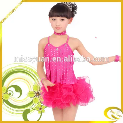 MissYuan Drop Shipping Girls dance dress latin dress skirt
