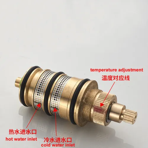 Thermostatic Valve Faucet Cartridge Bath Mixer Tap Shower Mixing Valve