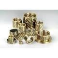 Oilless Copper Sleeve Round Flange Self Lubricating Bearing Brass Bertempat Grafit Bushing Bushings