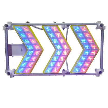 Portable Solar LED Flashing Traffic Arrow Sign - Multi-function Aluminum Arrow Board