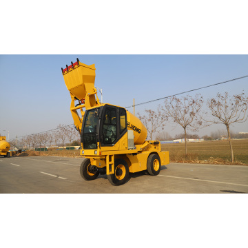4 Cubic Meters Self Loading Concrete Mixer Truck